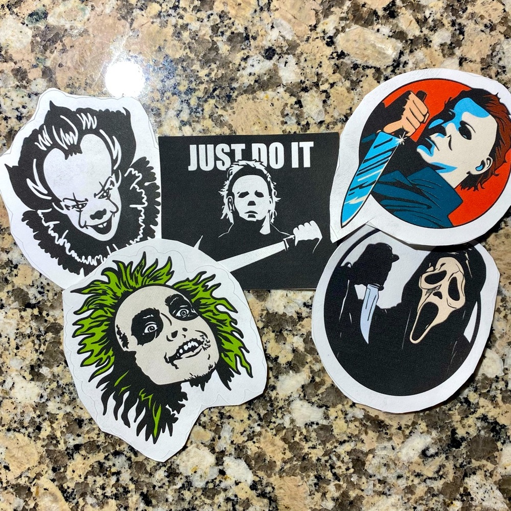 Halloween Horror Sticker Pack (5)